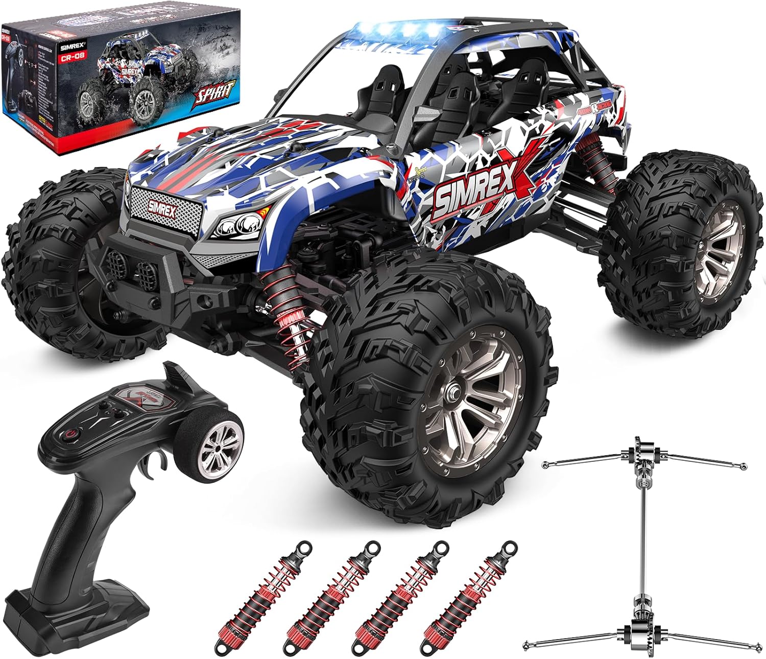 Rc Hobby Grade Monster Truck - 1/16 Scale Hobby Grade 4WD Remote