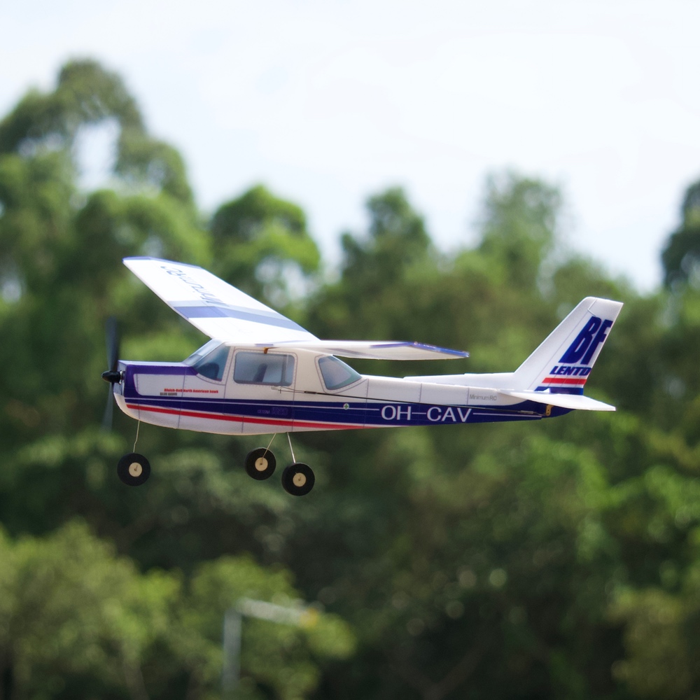 Rc Hobby Wing - MinimumRC Plane Kit Blue Cessna152 360mm