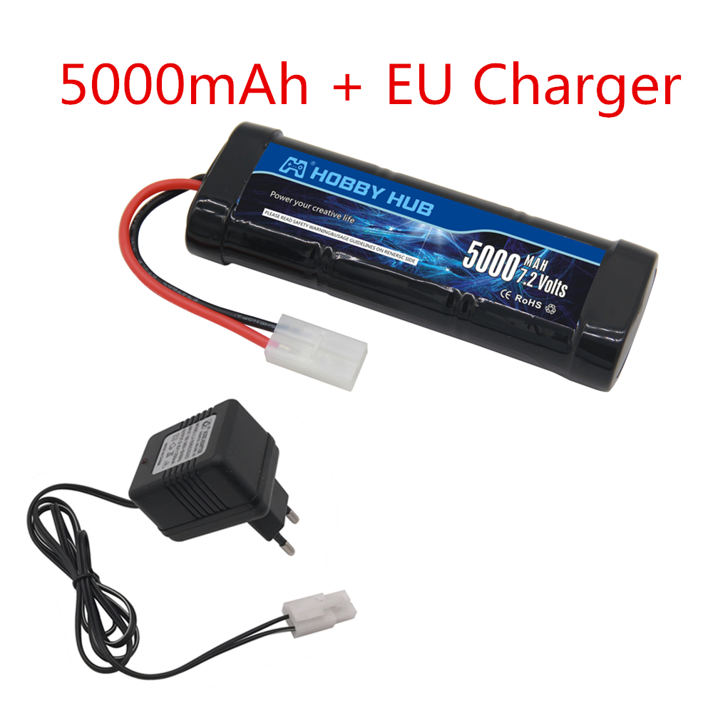New 7.2V Battery 5000/6800mAh  - Rc Hobby Truck review and price