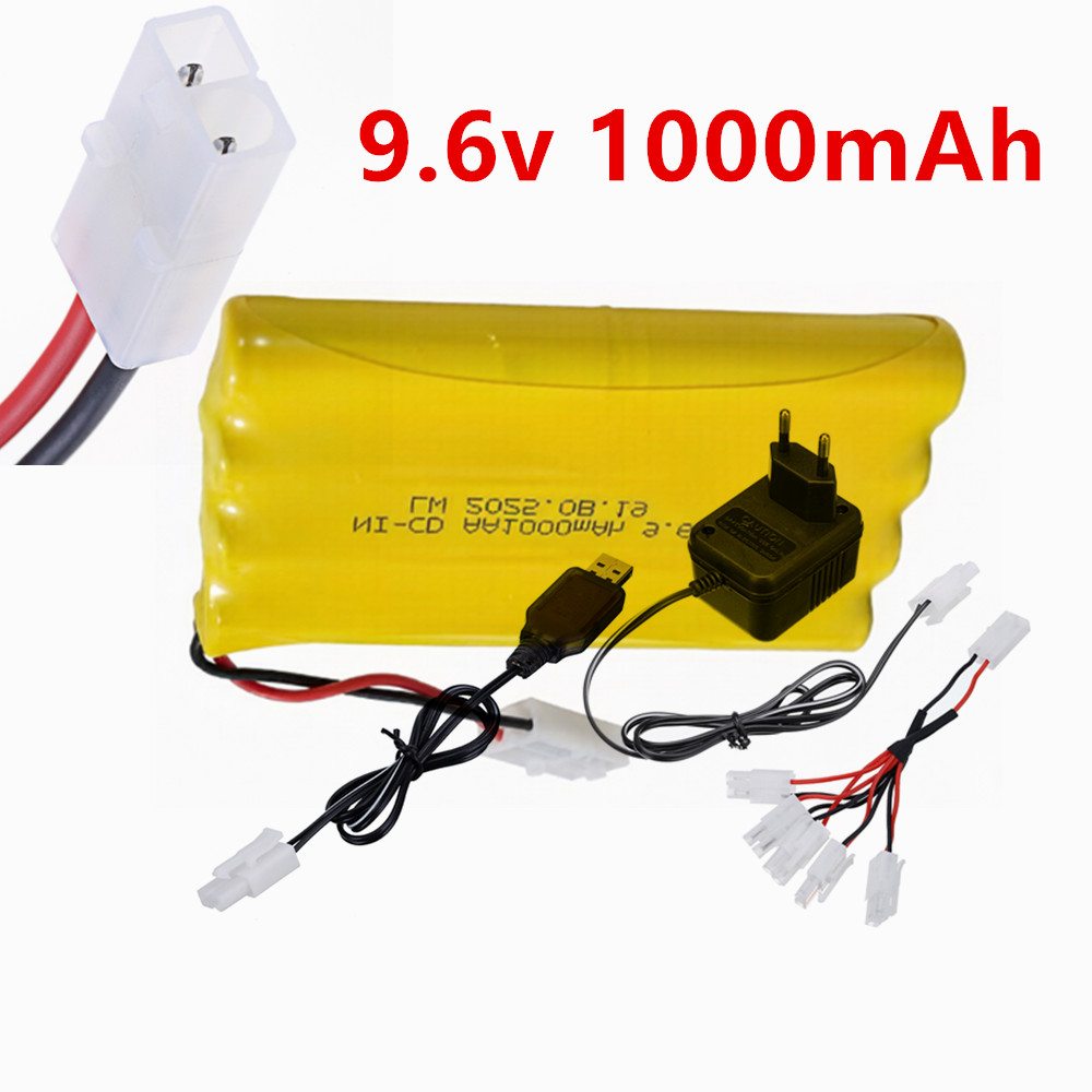 9.6v 1000mAh Ni-CD AA Recharge - Rc Hobby Truck review and price