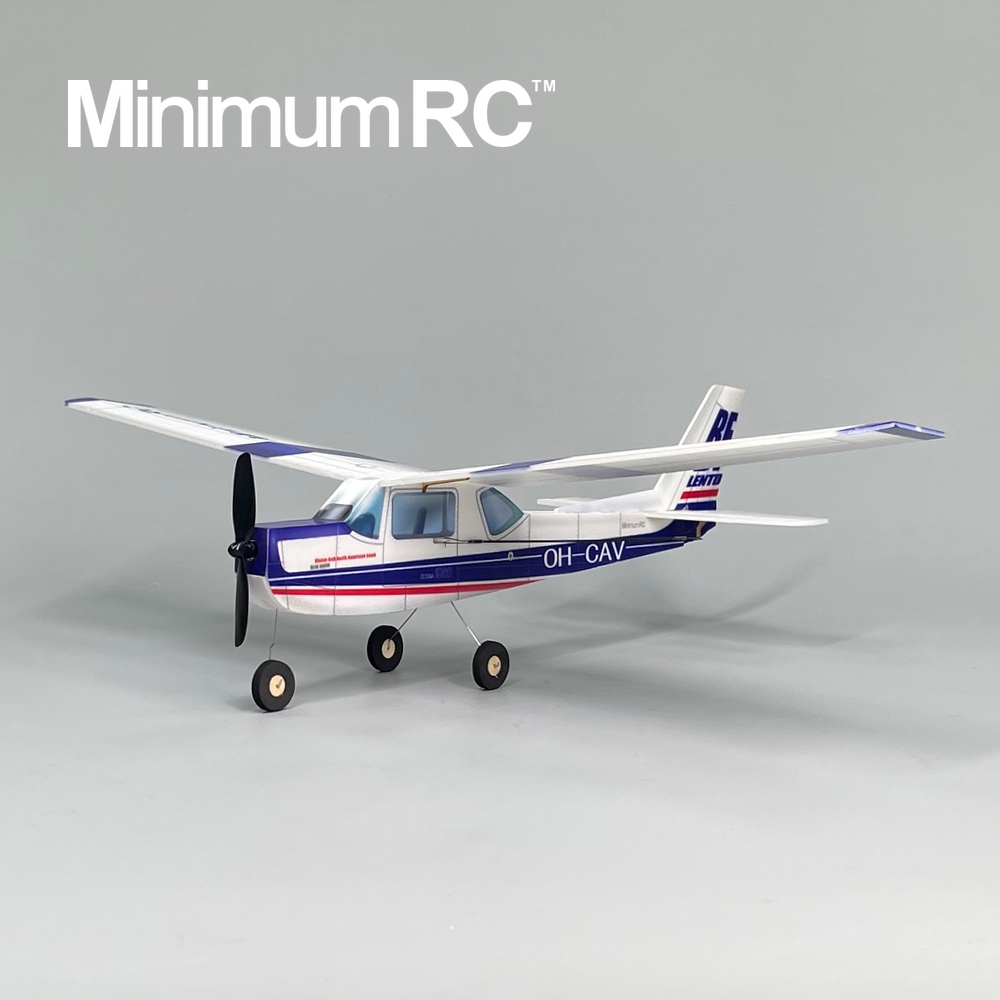 MinimumRC Plane Kit Blue Cessn - Rc Hobby Wing review and price