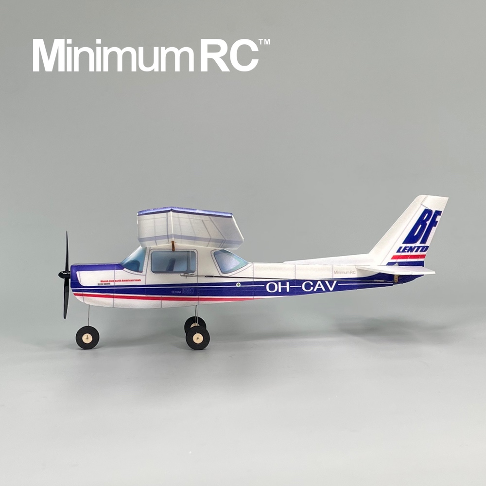 MinimumRC Plane Kit Blue Cessn - Rc Hobby Wing review and price