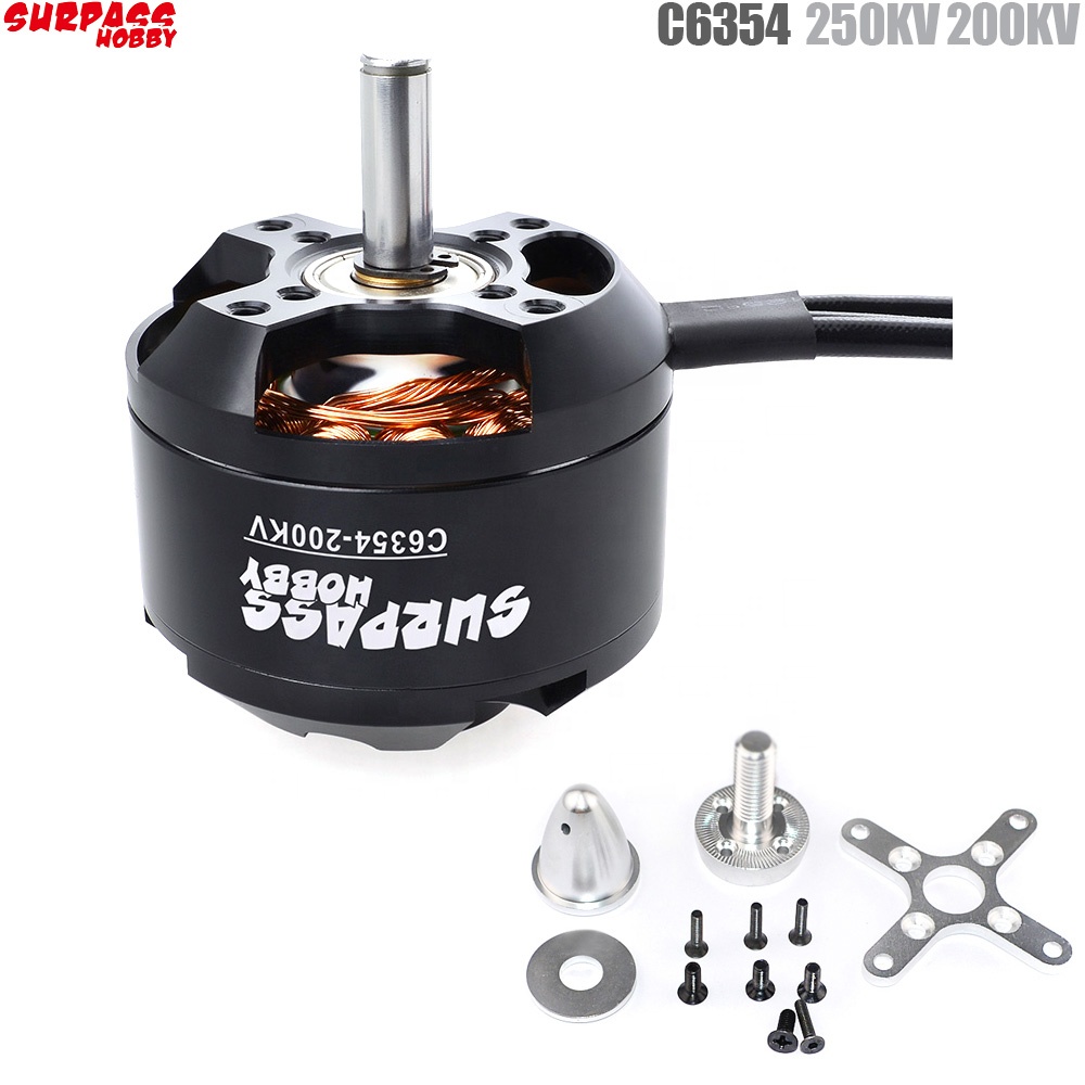 SURPASS HOBBY C6354 6354 250KV - Rc Hobby Wing review and price