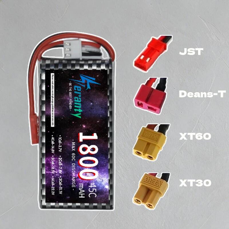 TERANTY 2S 3S 4S 1800mAh Lipo  - Rc Hobby Truck review and price
