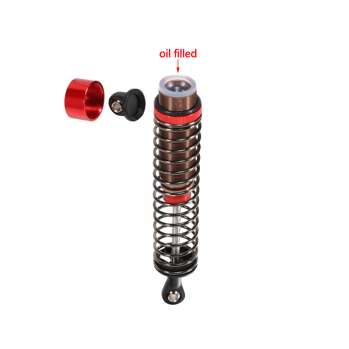 4Pcs Adjustable Oil Filled Sho - Rc Hobby Truck review and price