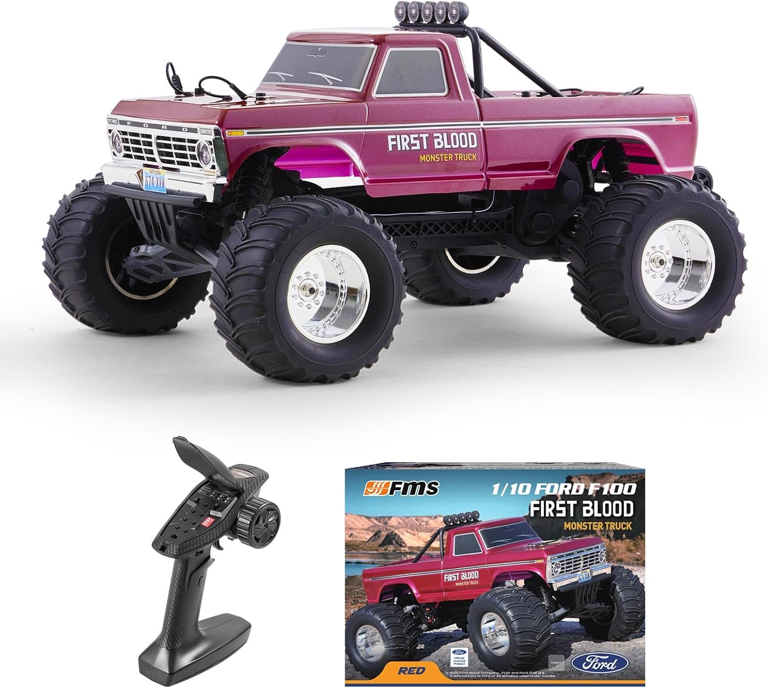 1/10 Scale Ford F-100 RC Monst - Rc Hobby Grade Monster Truck review and price