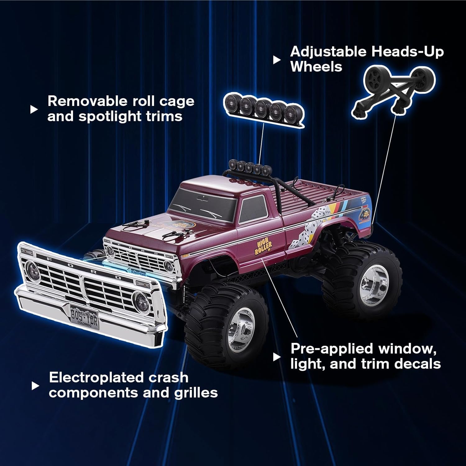 1/10 Scale Ford F-100 RC Monst - Rc Hobby Grade Monster Truck review and price