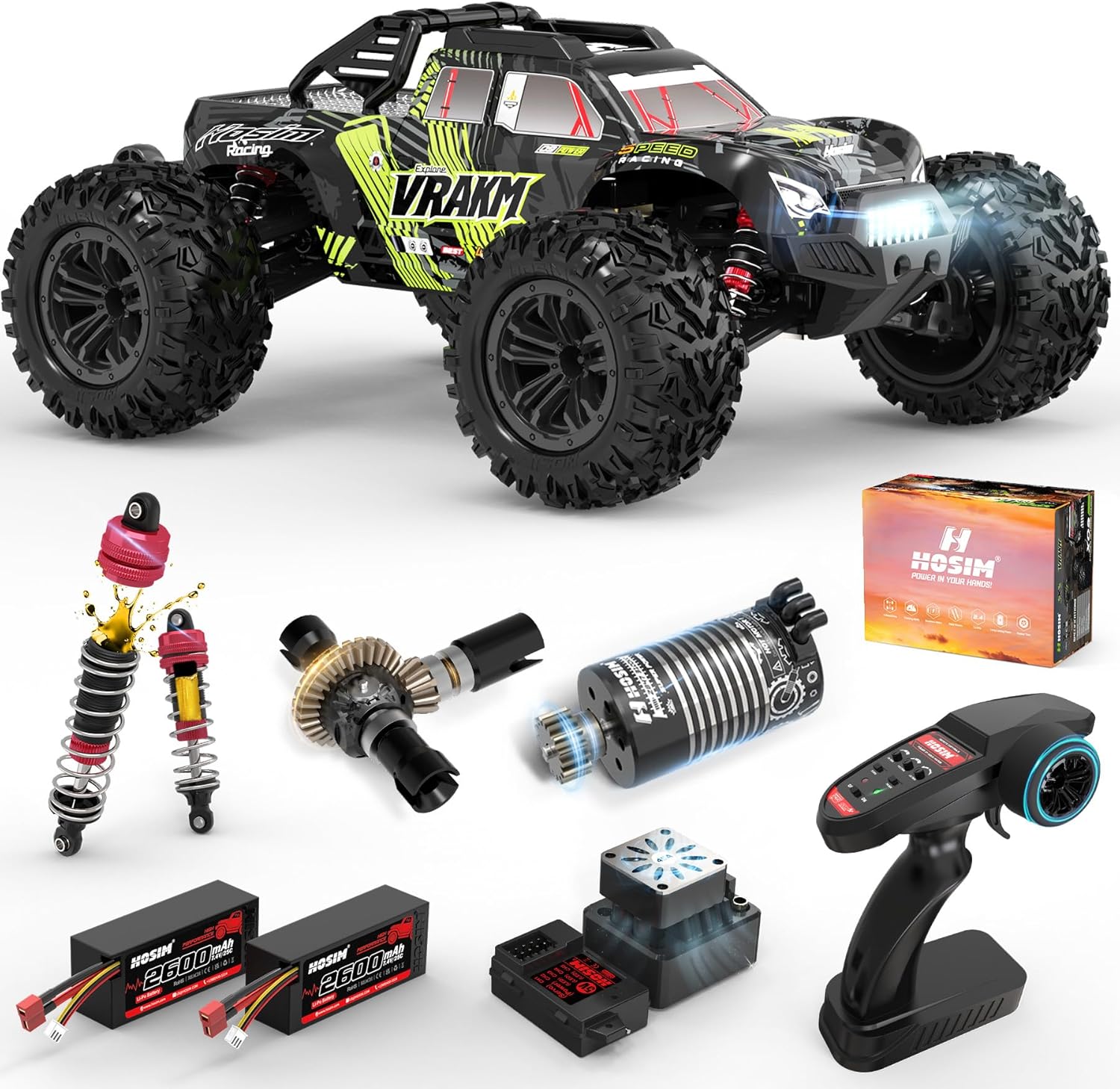 Adult Brushless RC Car, 1/10 S - Rc Hobby Grade Monster Truck review and price