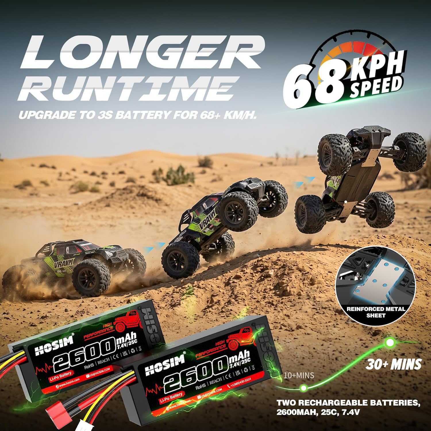Adult Brushless RC Car, 1/10 S - Rc Hobby Grade Monster Truck review and price